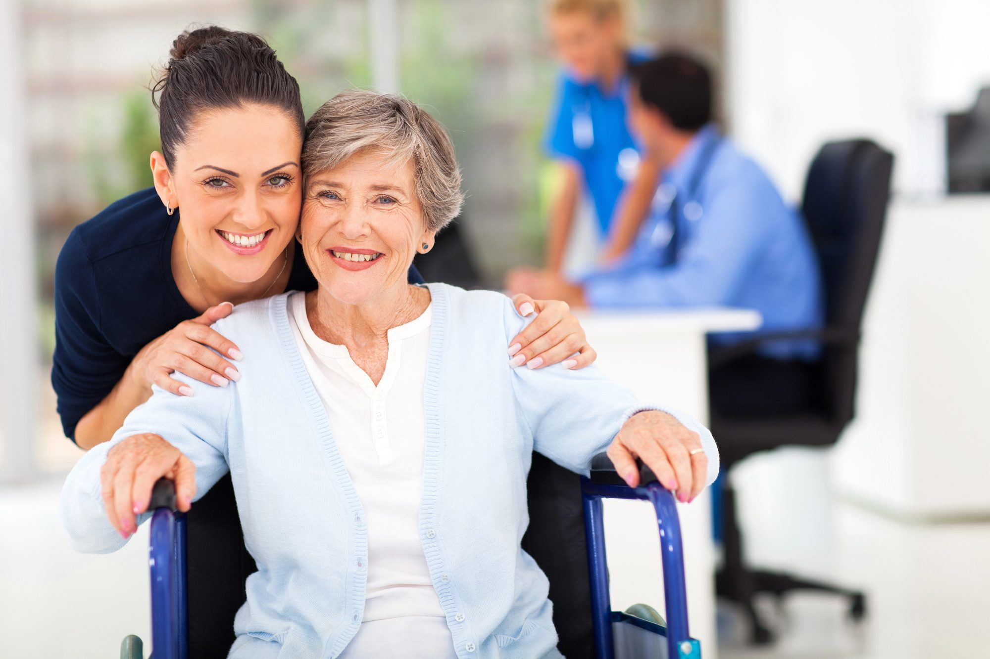 woman in wheelchair